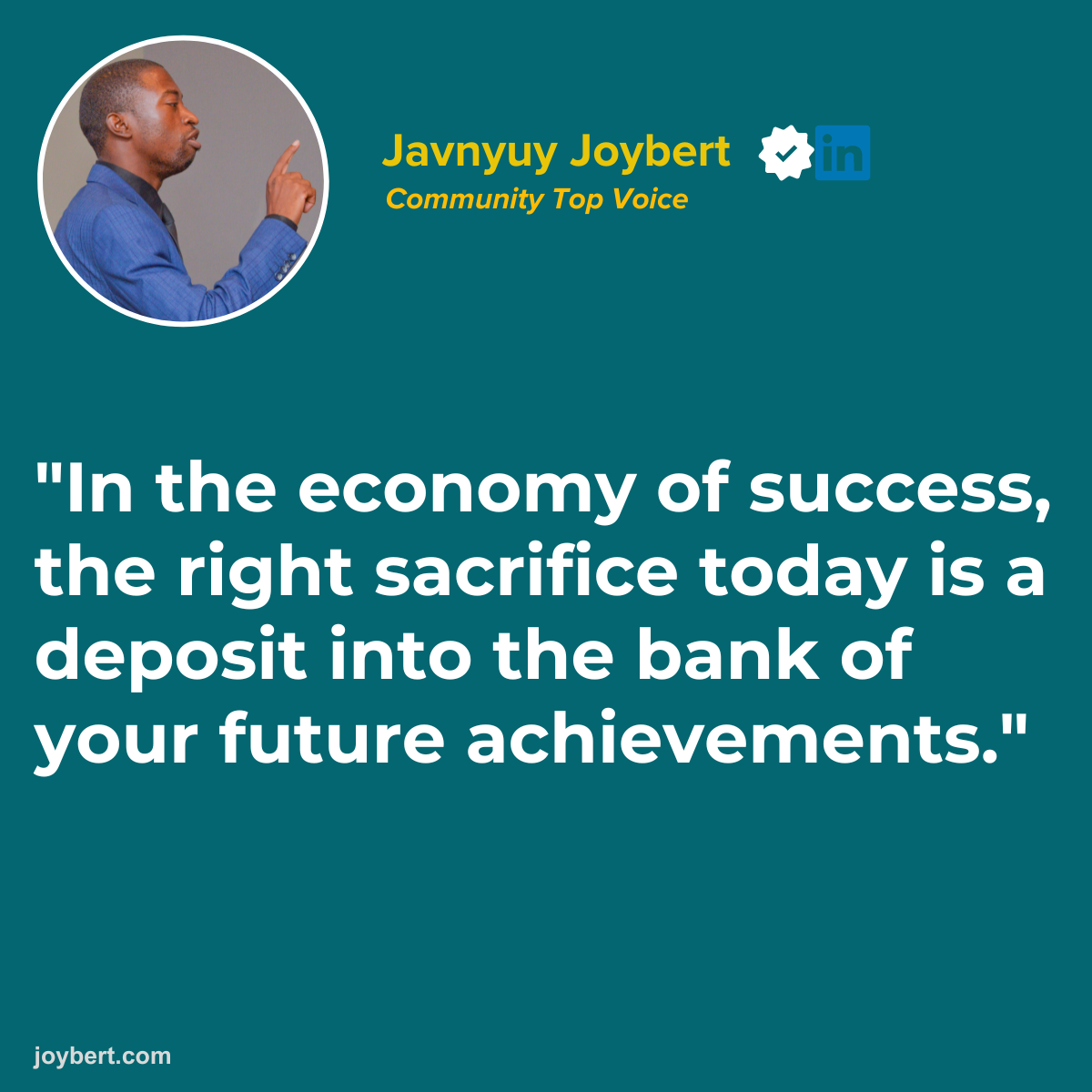 Read more about the article Do You Have The Common Thread Among Winners – Javnyuy Joybert