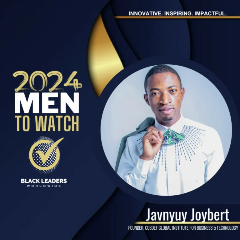 Read more about the article Dr. Javnyuy Named 2024 Men To Watch Honoree by Black Leaders Worldwide